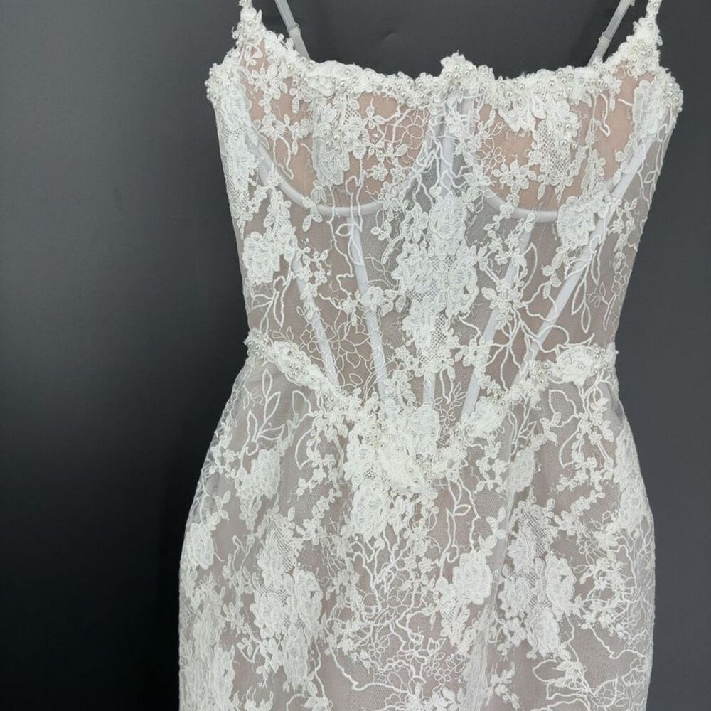 Rosie Etienne Lara Dress in White - Picture 2 of 9